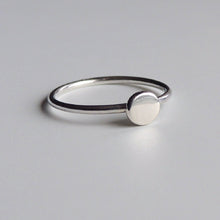 Sterling Silver Dot Ring Silver Stacking Ring Simple Ring