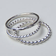 Above the Knuckle Ring Midi Ring Sterling Silver Twisted Band